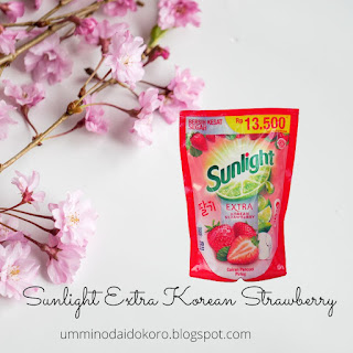Sunlight Extra Korean Strawberry Pewangi pakaian korea